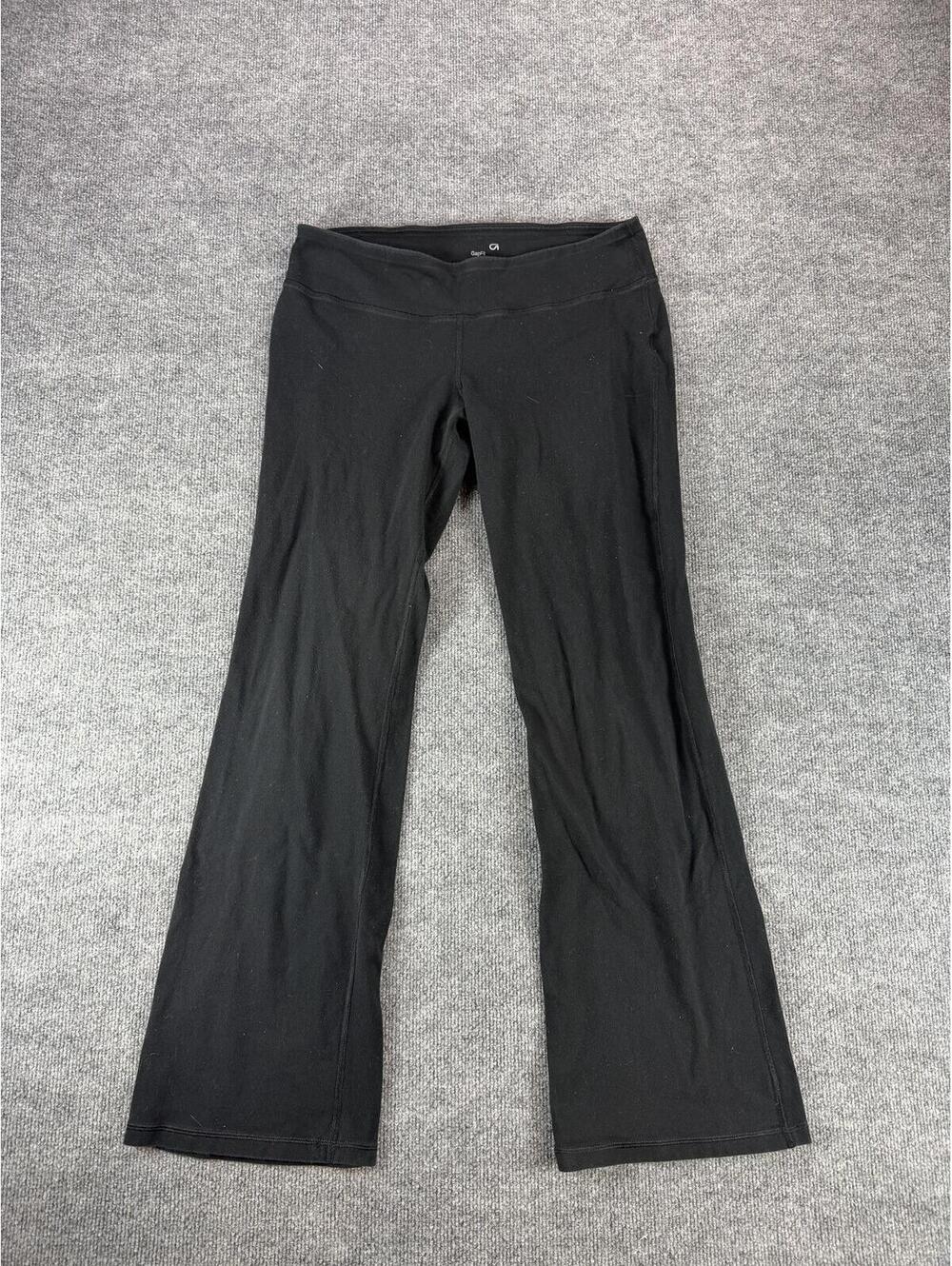 Gap Fit Black Flared Leggings Large - Athleisure, Activewear, Exercise, Yoga